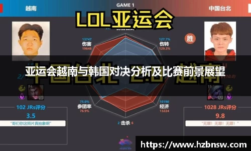 亚运会越南与韩国对决分析及比赛前景展望